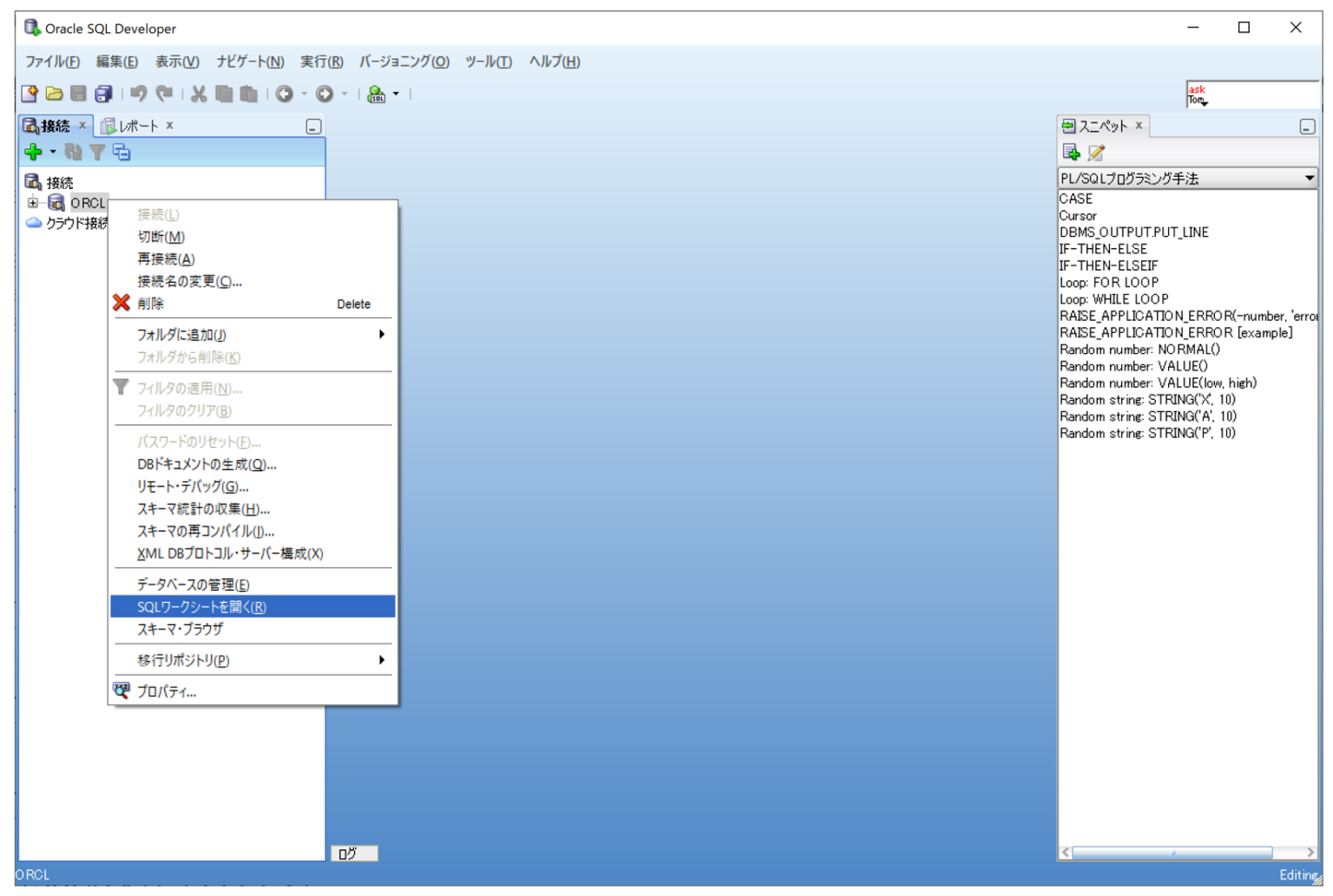 SQLの実行1 SE日記